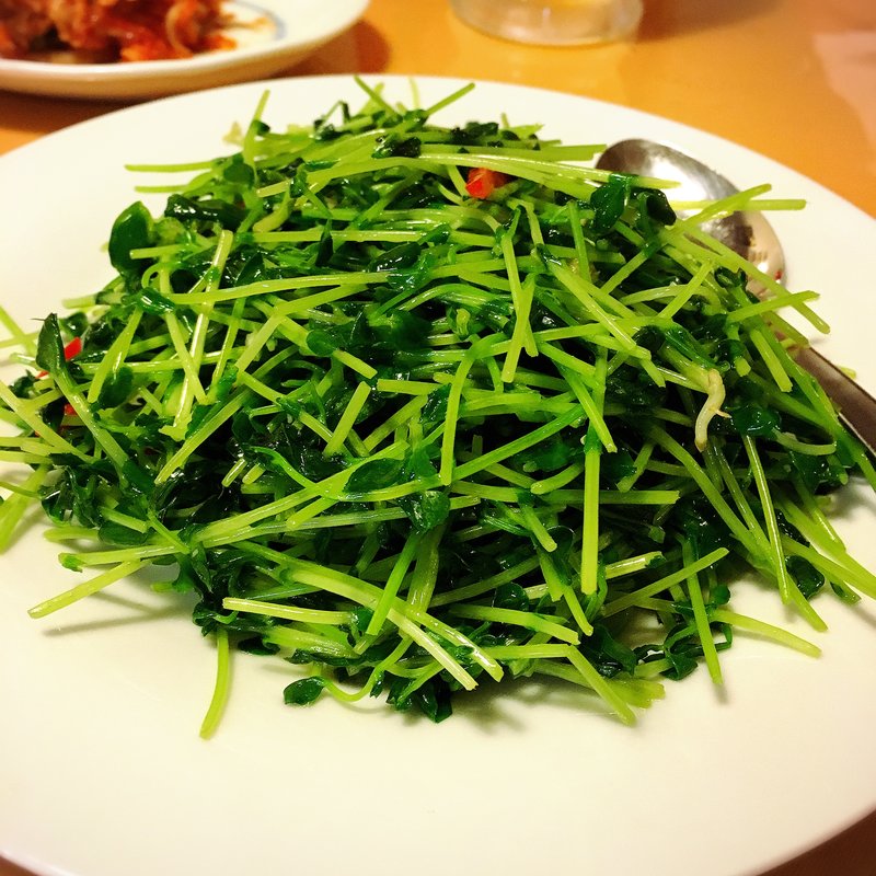 豆苗炒め(あいうえお )