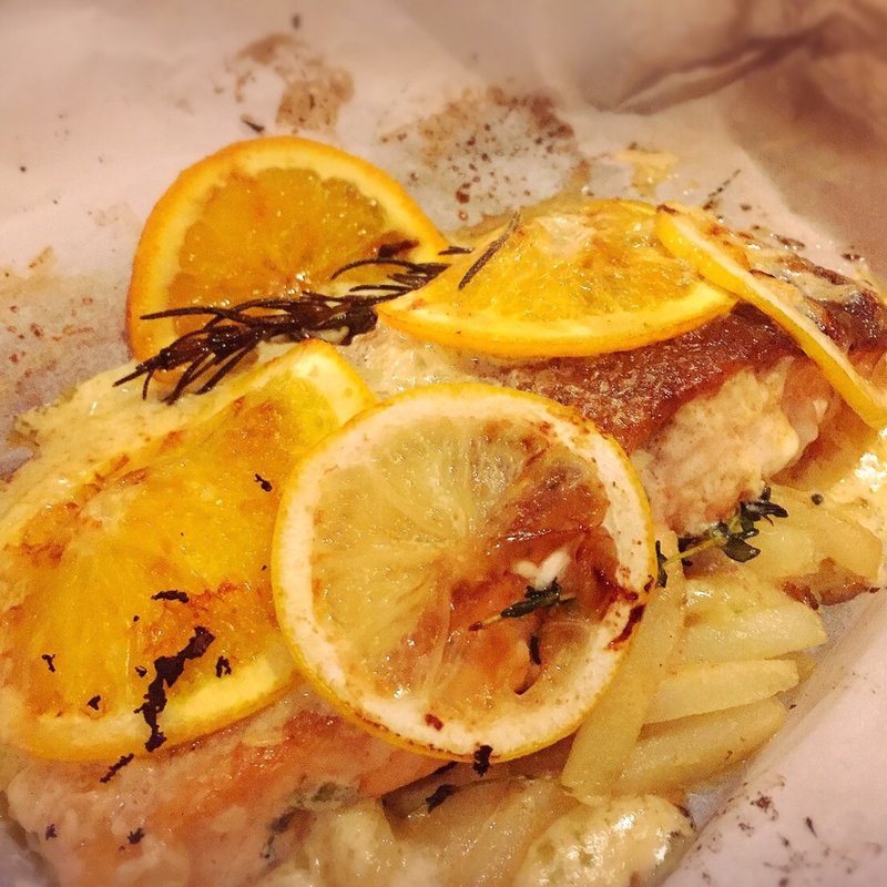 サーモンのムニエル(Cheese Cafe)