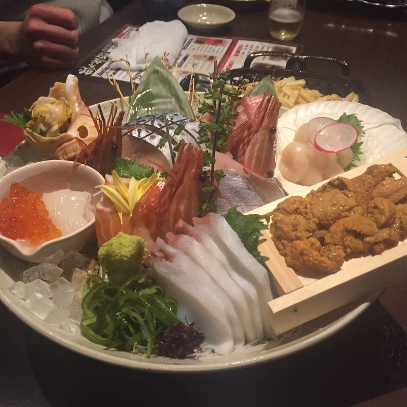 北海道大漁盛り(北の味紀行と地酒 北海道 飯田橋駅前店)