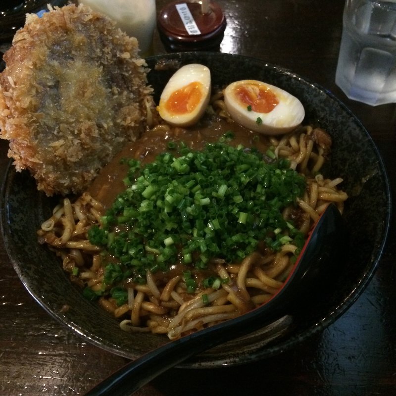 汁なしカレーそば