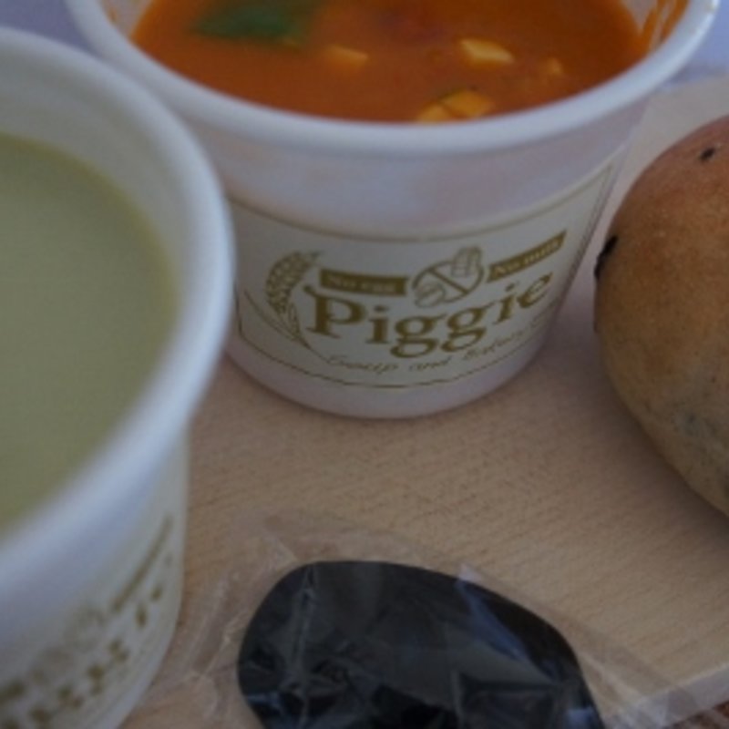 ランチセット(スープとパンのお店「ピギー（Piggie）」)