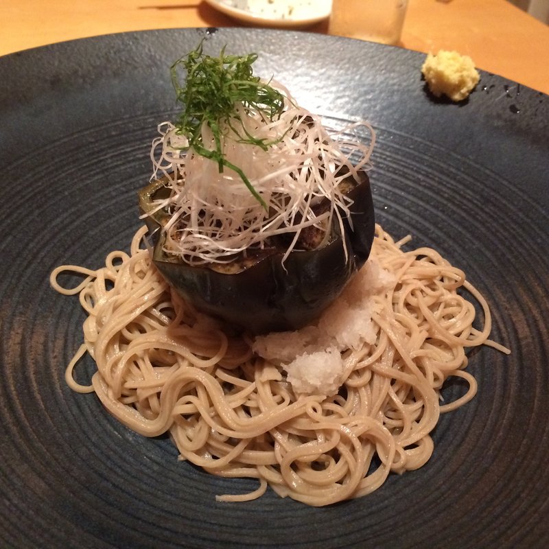 丸茄子おろし蕎麦(酒彩蕎麦 初代)