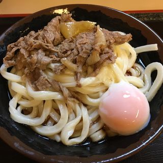 温玉肉ぶっかけうどん（中）(手打十段 うどんバカ一代)