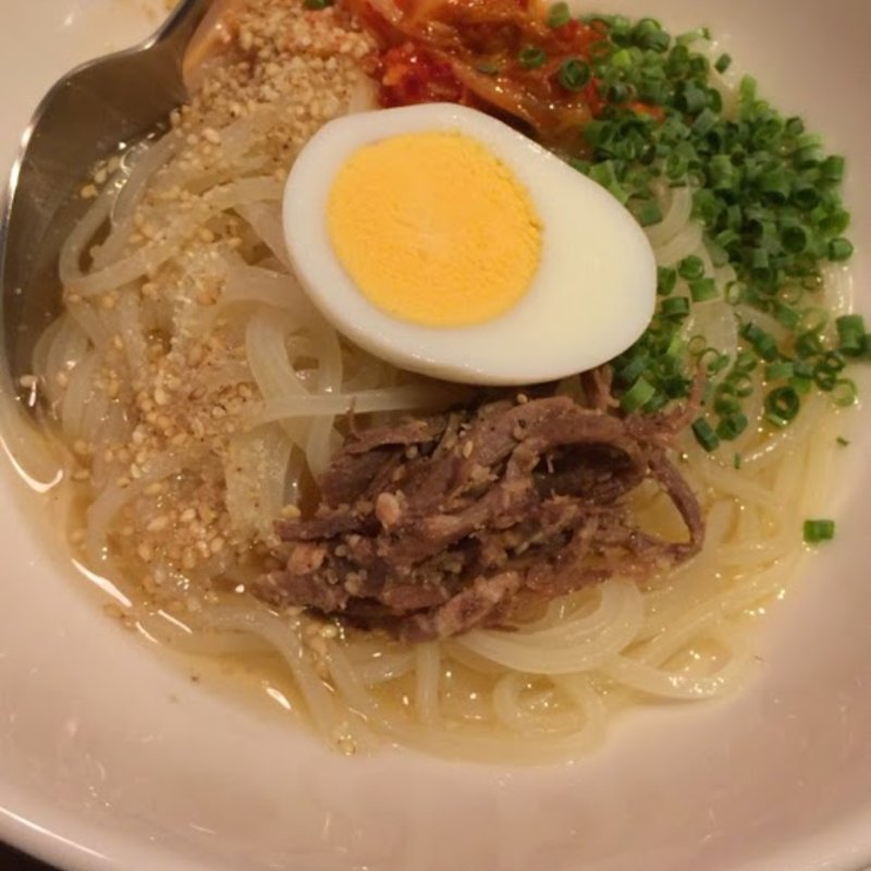 冷麺(焼肉炭聖 谷中店)