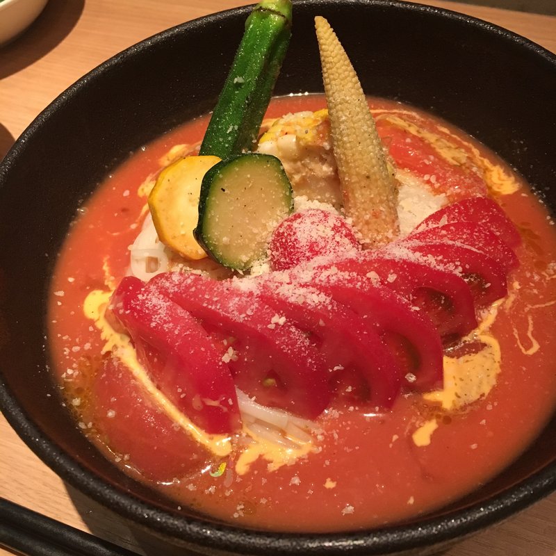 トマト冷麺(炭焼酒菜 HANABI )