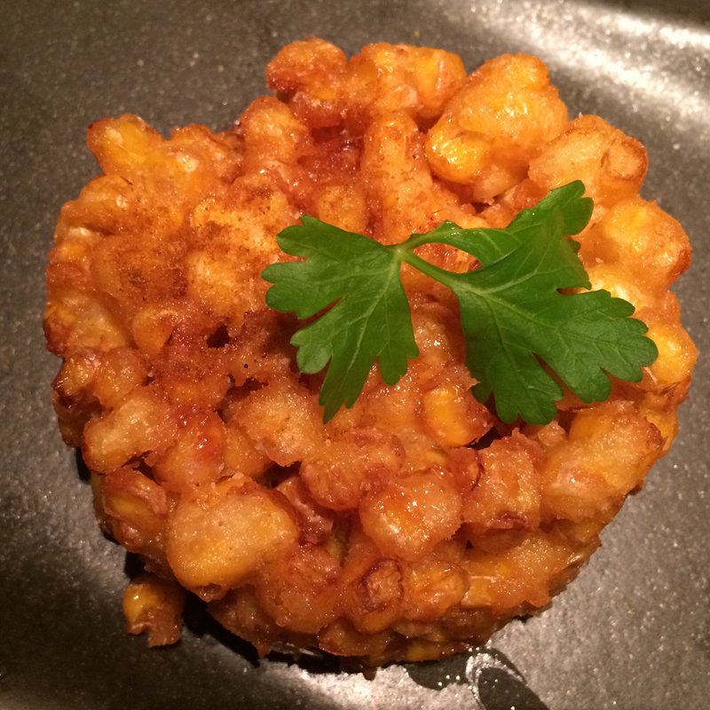 とうもろこしのかき揚げ(KICHIRI SHINJUKU WEST)