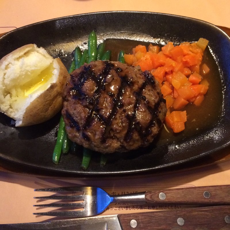 炭火焼ハンバーグステーキ(ビッグ・ジョー 藤井寺店 （Big joe）)