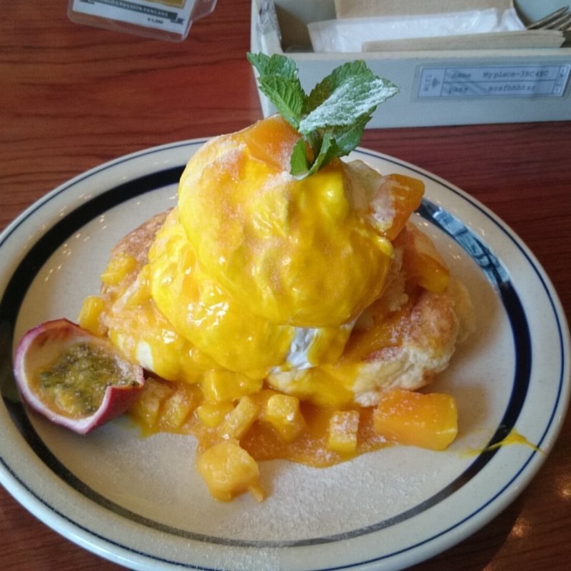 マンゴー&パッションパンケーキ(ESPRESSO D WORKS （エスプレッソディーワークス）)