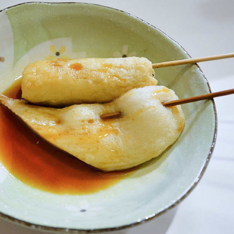 長天とごぼう天のおでん(しらい)