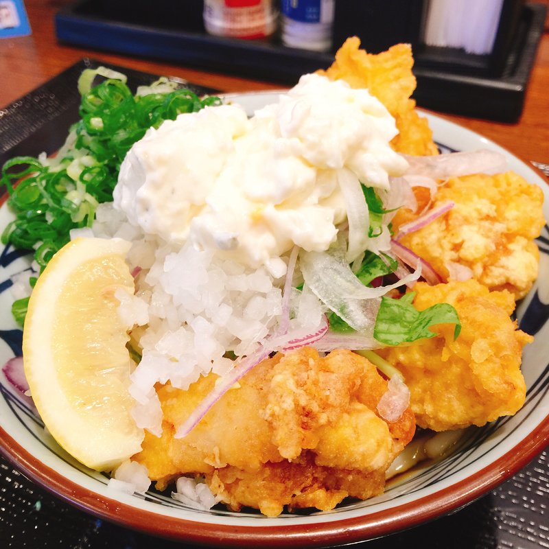 タル鶏天ぶっかけ(丸亀製麺堺美原)
