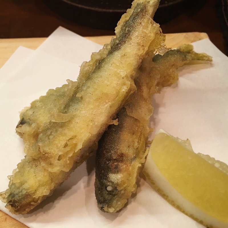 稚鮎天麩羅(くるみ )