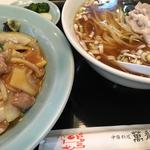 中華丼とラーメンセット(萬龍飯店 葛西店 )