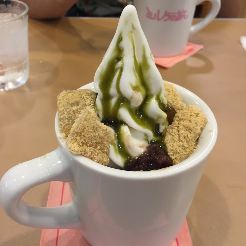 フローズンヨーグルト わらびもち(ミルクの旅 三番街店)