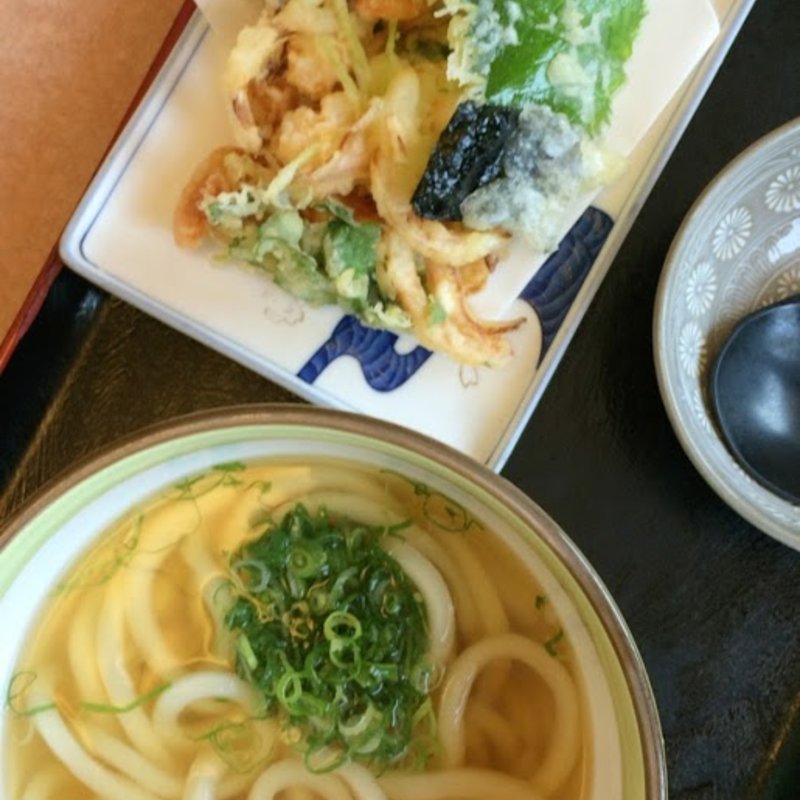 かきあげうどん(讃岐うどん凡蔵)