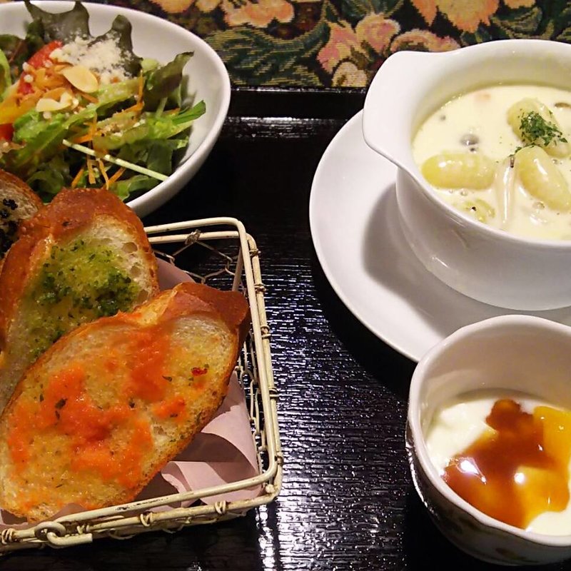 ランチ(クラムチャウダー)(ティールーム マナーハウス モトヤマ)