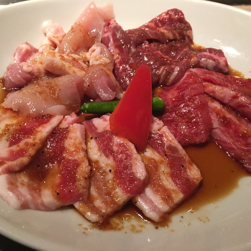 大盛り焼肉セット(恵比寿焼肉　kintan （エビスヤキニクキンタン）)