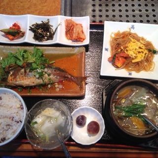 煮魚定食(本店 高麗飯店)