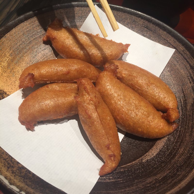 そばかきの唐揚げ(柏 一茶庵)