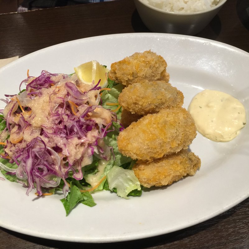 DEEP-FRUED OISTER with soup(ネルズキッチン)