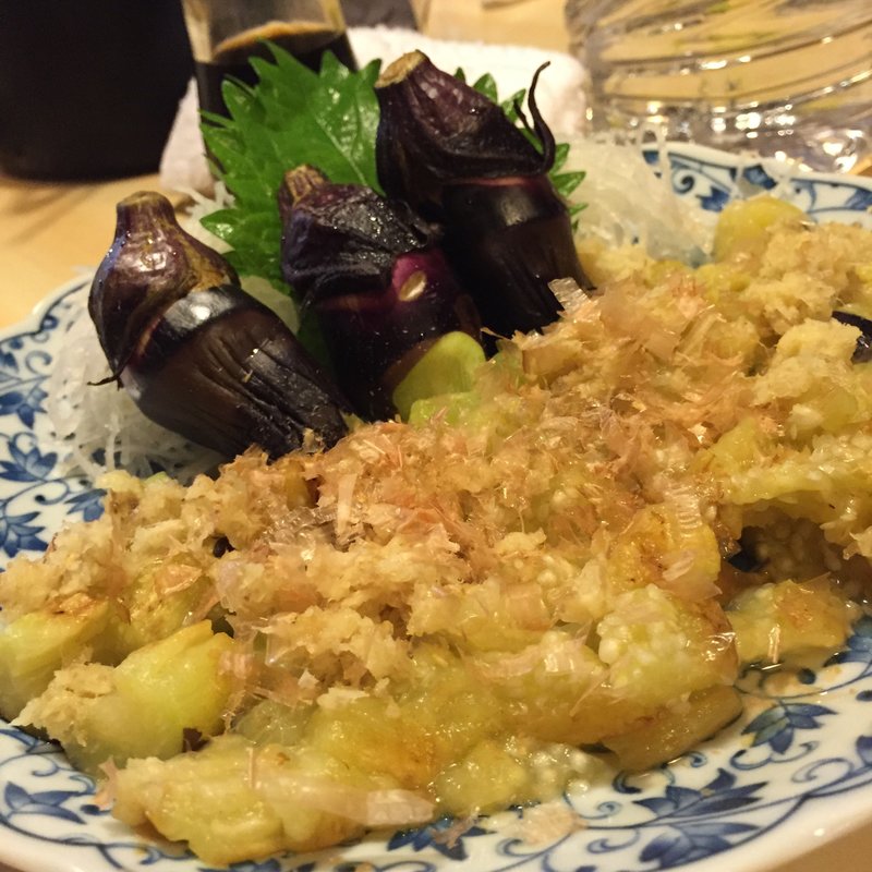 焼き茄子(とりQ)