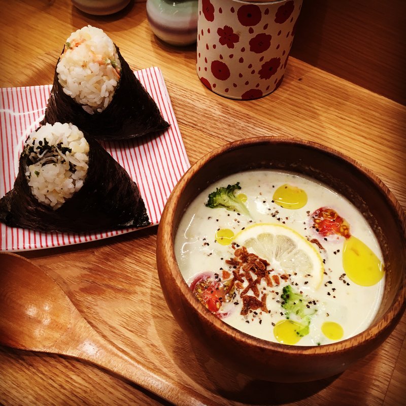 アボカドの冷製スープセット(こめらく )