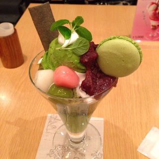 抹茶パフェ(本家 西尾八ツ橋 祇園北店 )