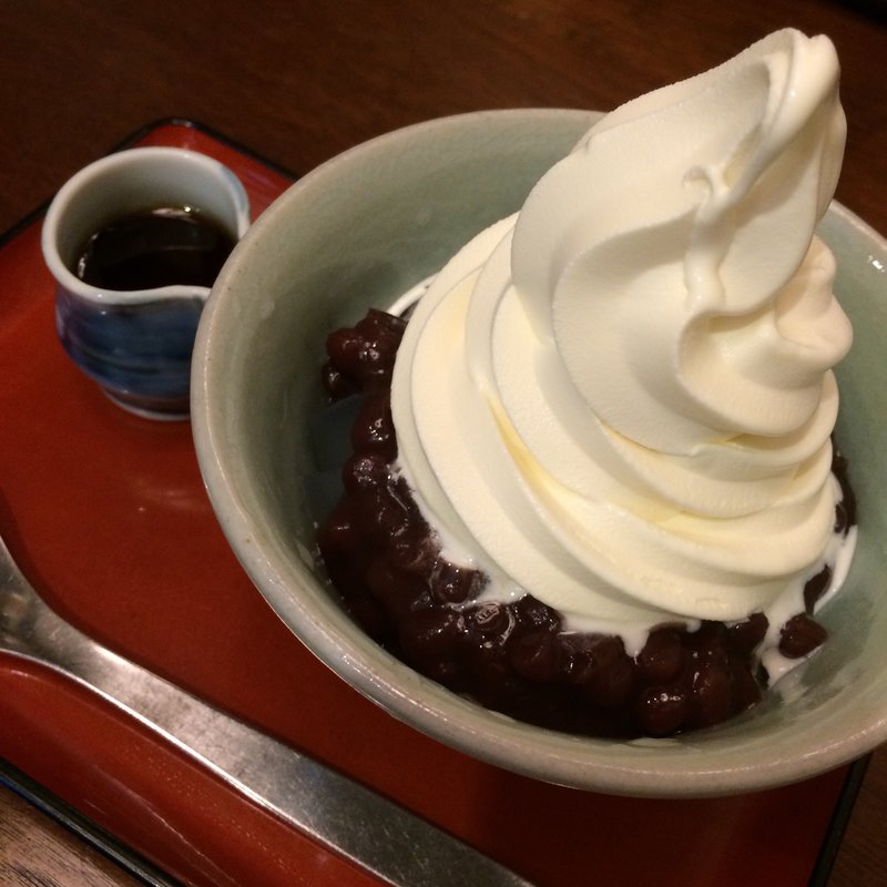 クリームあんみつ(甘味おかめ)