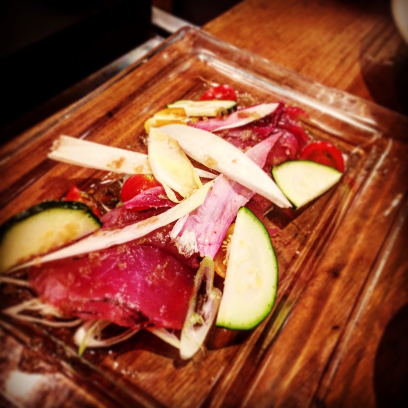 かつおのカルパッチョ(臥薪 鉃 茅ヶ崎店)