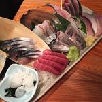 お手頃三種盛り(魚金 ゆりかもめ店)