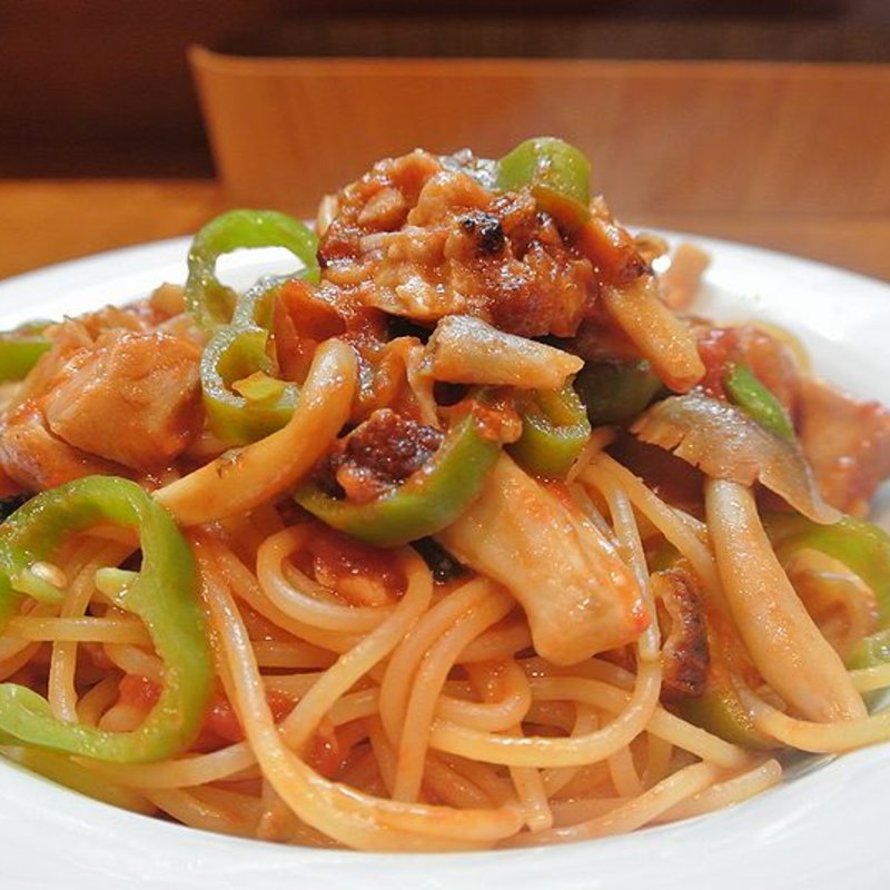 淡路鶏ももときのこスパゲティー(TRATTORIA mocchi （トラットリアモッチ）)