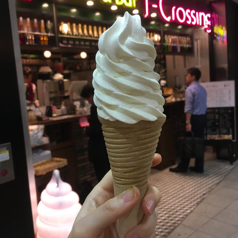 ソフトクリーム(こく旨肉そば 日の陣)