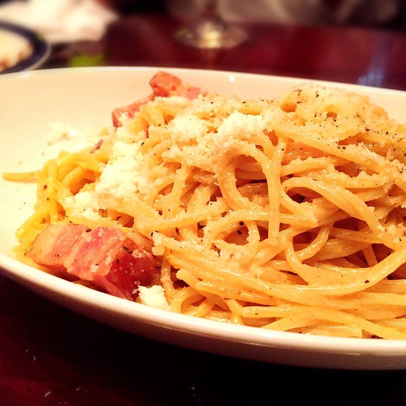 焦がしバターの和風カルボナーラ (【閉店】ビストロ マルコビッチ)