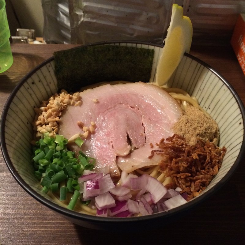 汁なし壱丁のまぜそば〜トリュフの香り〜(麺屋 頭上注意 ふすかけ1.8号 )