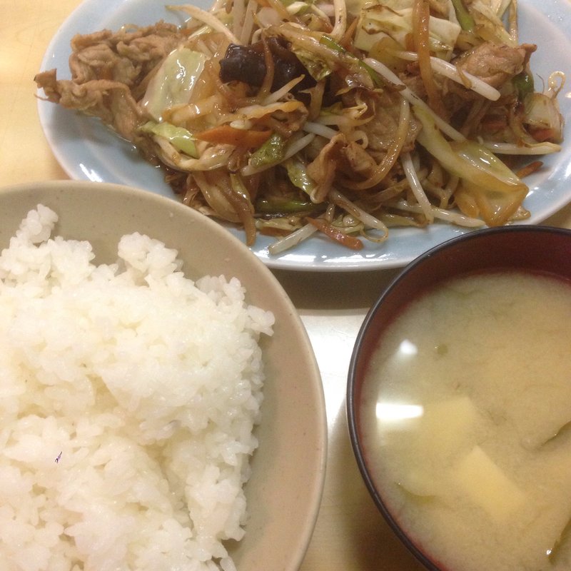 肉野菜炒め定食(かんだ食堂 （かんだしょくどう）)