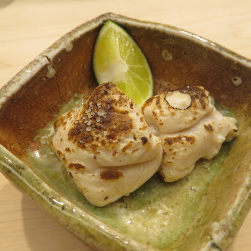 焼き白子(日本橋 蛎殻町 すぎた)