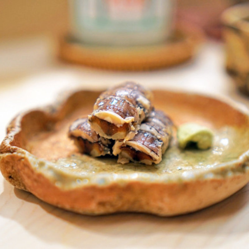 しゃこのお造り(日本橋 蛎殻町 すぎた)