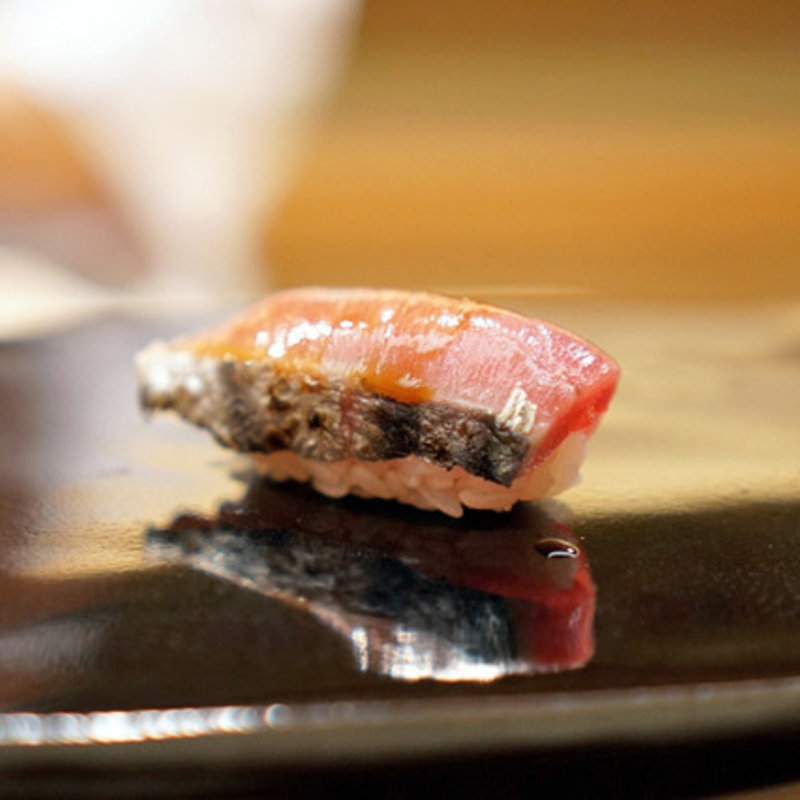 あじの握り(日本橋 蛎殻町 すぎた)