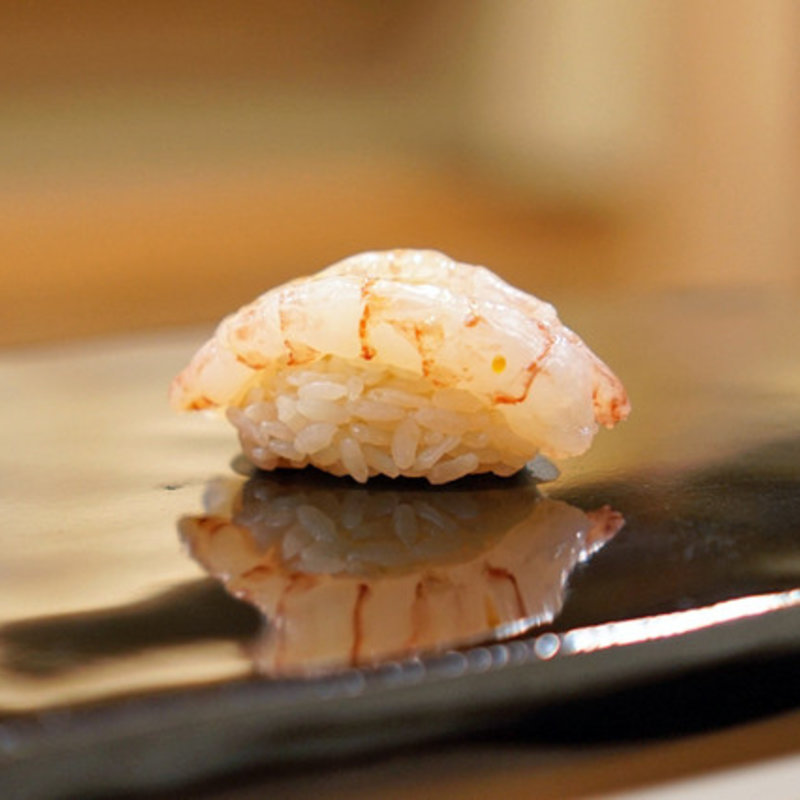 あまえびの握り(日本橋 蛎殻町 すぎた)