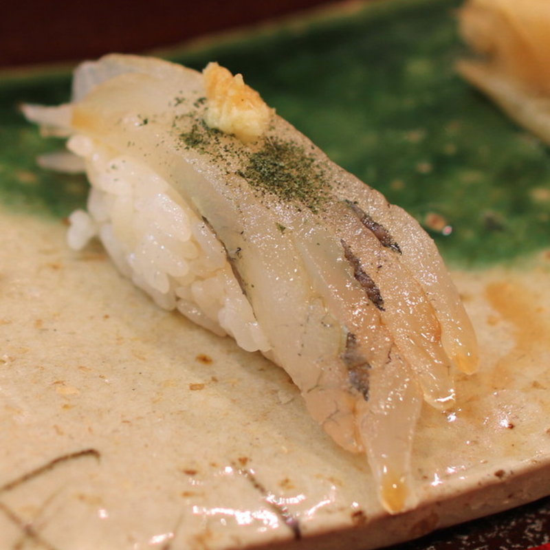 ヒラメの握り(宮葉)