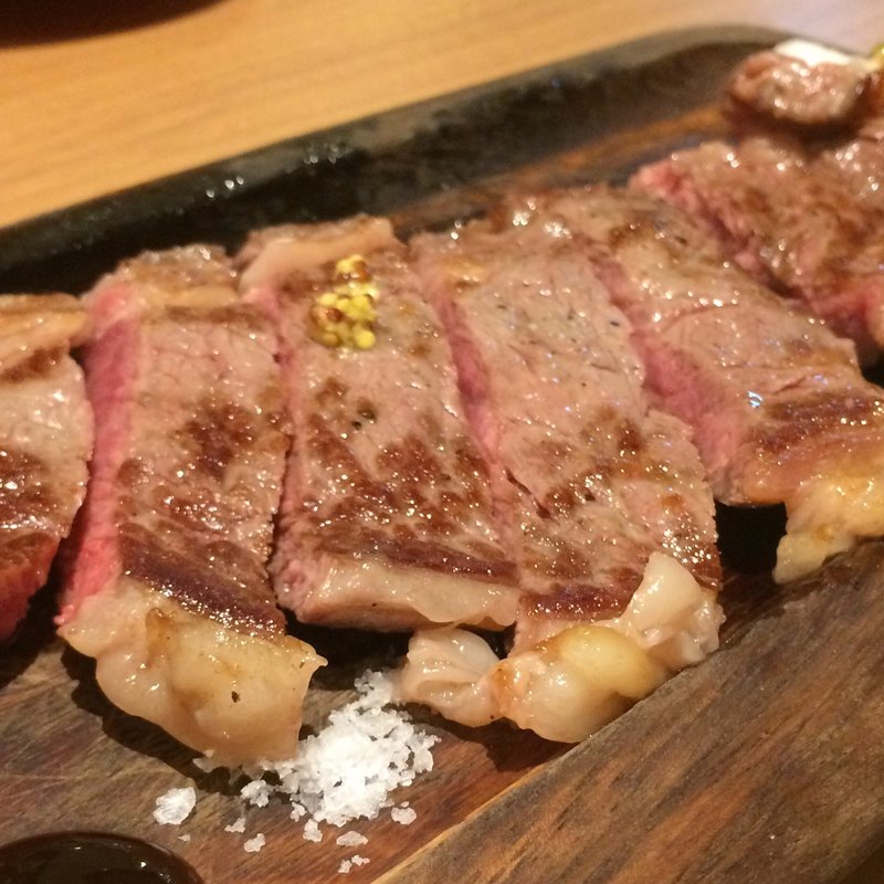 熟成肉ロースステーキ(肉ビストロ 熟 ルクア1100店 （ニクビストロ ジュク）)