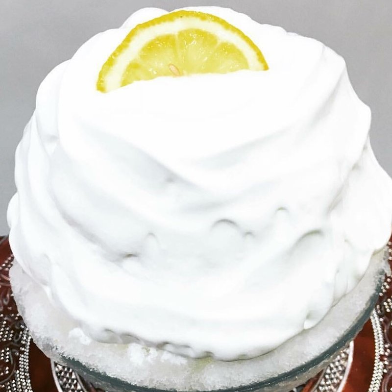 レモネードとヨーグルトエスプーマかき氷(がるる氷 （GARuRu KO-RI）)