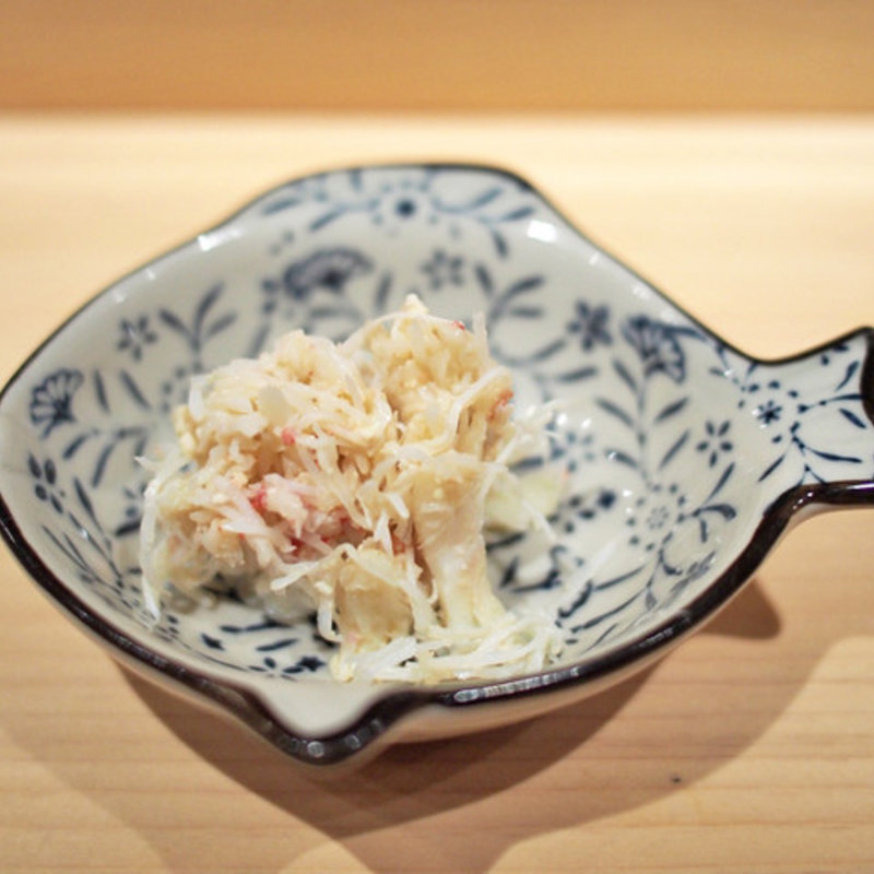 毛がにのお造り(鮨 尚充(たかみつ))