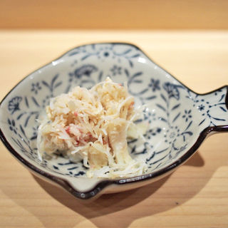 毛がにのお造り(鮨 尚充(たかみつ))