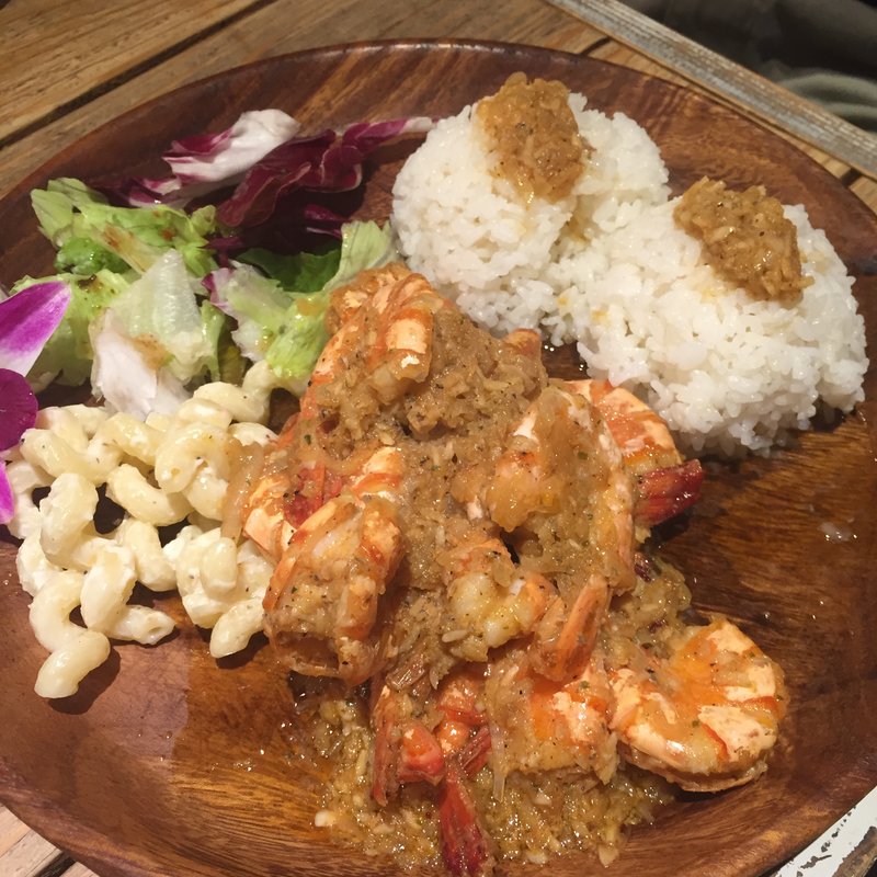 ガーリックシュリンププレート(きじむなぁ イオンモール沖縄ライカム店 （KIJIMUNA）)