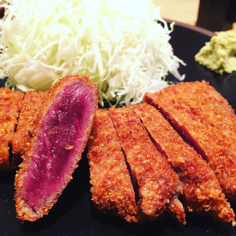 牛ロースカツ京とろろ膳(牛カツ専門店 京都勝牛 西中島南方店)