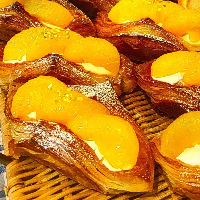 夏みかんヨーグルトデニッシュ(ブーランジェリーボヌール 梅屋敷店)