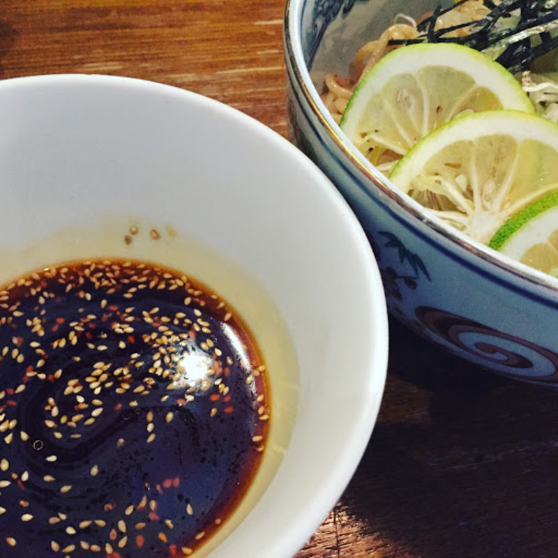 冷やしかぼすつけそば(麺や 六三六 茶屋町店 )