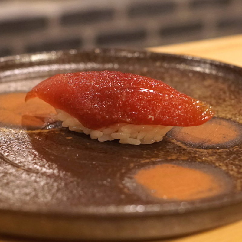 かつおの握り(東麻布 天本)