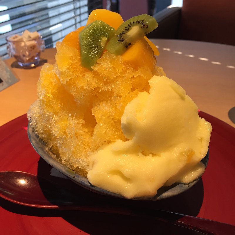 マンゴー氷(桜珈琲 富田林店)