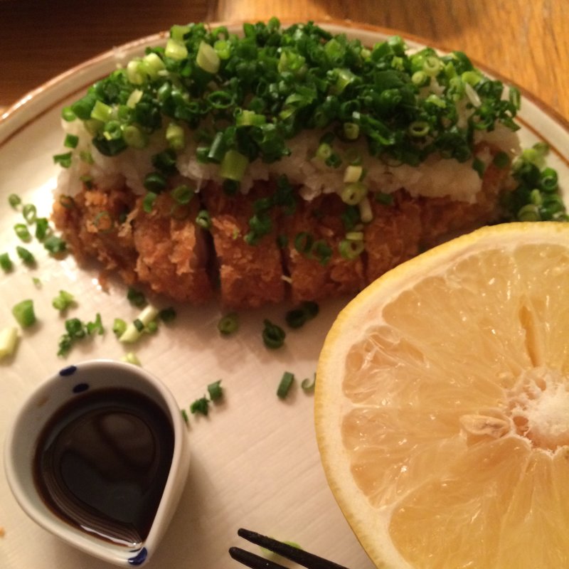 グレープフルーツおろしヒレカツ(あんず )